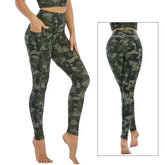 Yoga Pants Flower High Waist Sports Leggings for women